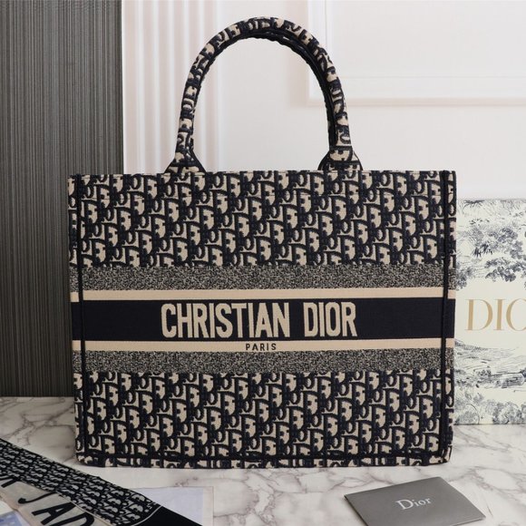 CHRISTIAN DIOR Trotter Oblique book tote Tote Bag - Picture 2 of 9